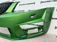 Skoda Octavia Vrs Mk3 2012-2015 Front Bumper No Pdc + Jets Genuine [s393]