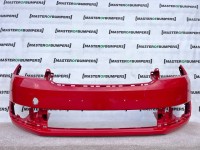 Skoda Rapid Spaceback 2012-2015 Front Bumper Red No Pdc No Jets Genuine [s436]