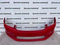 Skoda Rapid Spaceback 2012-2015 Front Bumper Red No Pdc No Jets Genuine [s436]