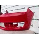 Skoda Rapid Spaceback 2012-2015 Front Bumper Red No Pdc No Jets Genuine [s436]