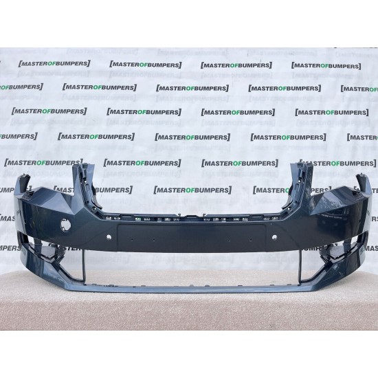 Skoda Superb Salon Estate Mk3 2015-2019 Front Bumper 6 Pdc +jets Genuine [s482]