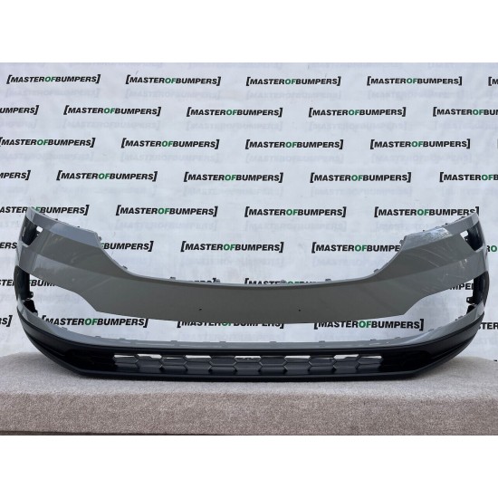 Skoda Karoq Act Edition 2017-2021 Front Bumper 4 Pdc No Jets Genuine [s504]