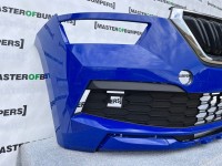 Skoda Kamiq 2019-on Front Bumper Blue Genuine [s304]