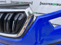 Skoda Kamiq 2019-on Front Bumper Blue Genuine [s304]