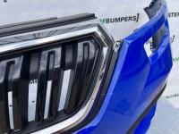 Skoda Kamiq 2019-on Front Bumper Blue Genuine [s304]