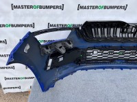 Skoda Kamiq 2019-on Front Bumper Blue Genuine [s304]