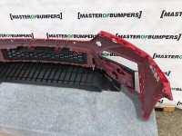 Skoda Octavia Vrs Mk4 2020-on Front Bumper In Red 4 X Pdc & Jets Genuine [s274]