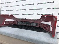 Skoda Octavia Vrs Mk4 2020-on Front Bumper In Red 4 X Pdc & Jets Genuine [s274]