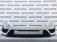 Skoda Octavia Vrs Mk4 2020-on Front Bumper In Whit 4 X Pdc & Jets Genuine [s277]