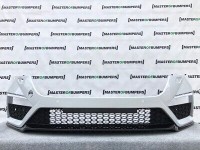 Skoda Octavia Vrs Mk4 2020-on Front Bumper In Whit 4 X Pdc & Jets Genuine [s277]