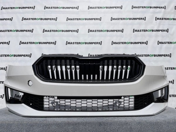 Skoda Fabia Se Comfort Mk4 2021-on Front Bumper W/grill Genuine [s313]