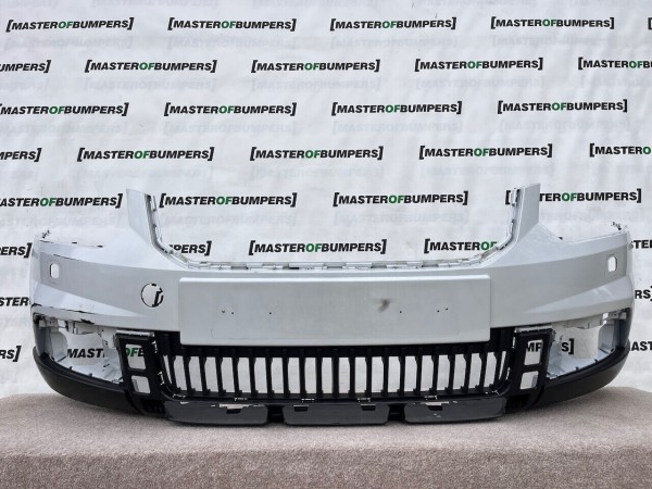 Skoda Yeti Outdoor Mk2 2014-2017 Front Bumper No Pdc + Jets Genuine [s468]