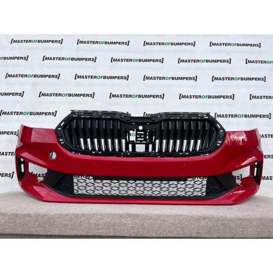 Skoda Fabia Monte Carlo Mk4 2021-2024 Front Bumper W/grill Genuine [s515]