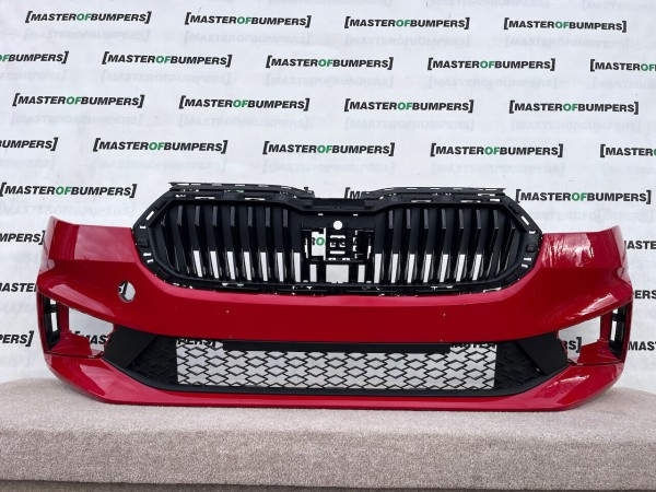 Skoda Fabia Monte Carlo Mk4 2021-2024 Front Bumper W/grill Genuine [s515]