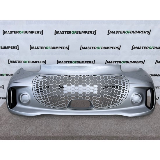 Smart Eq For Two Premium 2020-on Front Bumper Silver Genuine [e786]