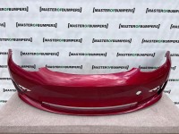 Tesla Model 3 Hatchback 2017-2023 Front Bumper Red 6 Pdc Genuine [p109]