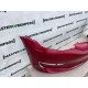 Tesla Model 3 Hatchback 2017-2023 Front Bumper Red 6 Pdc Genuine [p109]