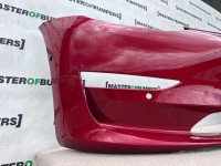 Tesla Model 3 Hatchback 2017-2023 Front Bumper Red 6 Pdc Genuine [p109]