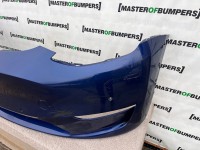 Tesla Y Model Y 2020-2024 Front Bumper Blue 6 Pdc Genuine [p252]