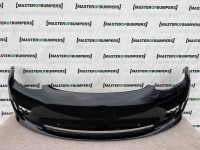 Tesla Model 3 Hatchback 2017-2021 Front Bumper Black 6 Pdc Genuine [p301]