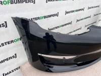 Tesla Model 3 Hatchback 2017-2021 Front Bumper Black 6 Pdc Genuine [p301]