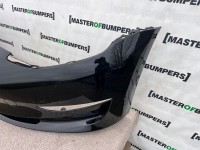 Tesla Model 3 Hatchback 2017-2021 Front Bumper Black 6 Pdc Genuine [p301]