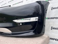 Tesla Model 3 Hatchback 2017-2021 Front Bumper Black 6 Pdc Genuine [p301]