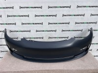 Tesla Model 3 Hatchback 2017-2021 Front Bumper In Primer 6 Pdc Genuine [p198]