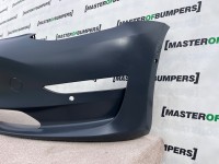 Tesla Model 3 Hatchback 2017-2021 Front Bumper In Primer 6 Pdc Genuine [p198]