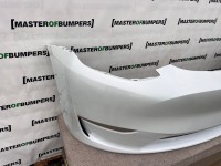 Tesla Y Model Y 2020-2024 Front Bumper White No Pdc Genuine [p302]