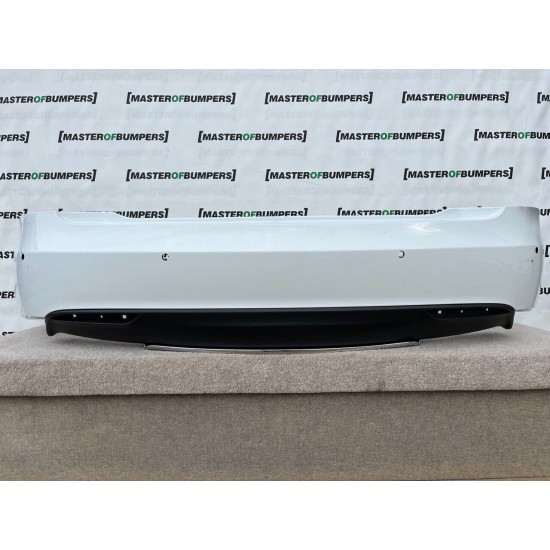 Tesla Model S 2012-2015 Rear Bumper With Diffuser 6 Pdc Genuine [p941]