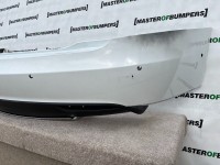 Tesla Model S 2012-2015 Rear Bumper With Diffuser 6 Pdc Genuine [p941]