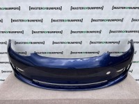 Tesla Model 3 Hatchback 2017-2023 Front Bumper Blue 4 Pdc Genuine [p110]