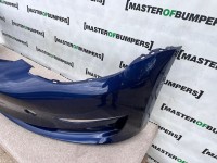 Tesla Model 3 Hatchback 2017-2023 Front Bumper Blue 4 Pdc Genuine [p110]