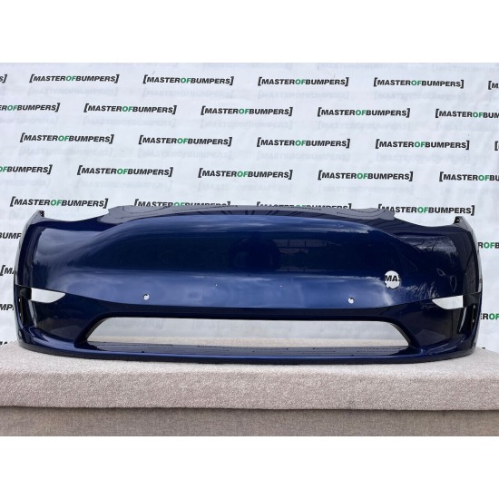 Tesla Y Model Y 2020-2024 Front Bumper Blue 6 Pdc Genuine [p197]