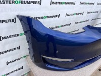 Tesla Y Model Y 2020-2024 Front Bumper Blue 6 Pdc Genuine [p197]