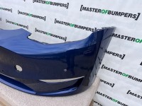 Tesla Y Model Y 2020-2024 Front Bumper Blue 6 Pdc Genuine [p197]