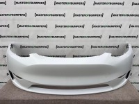 Tesla Y Model Y 2020-2024 Front Bumper White No Pdc Genuine [p309]