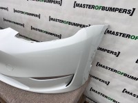 Tesla Y Model Y 2020-2024 Front Bumper White No Pdc Genuine [p309]