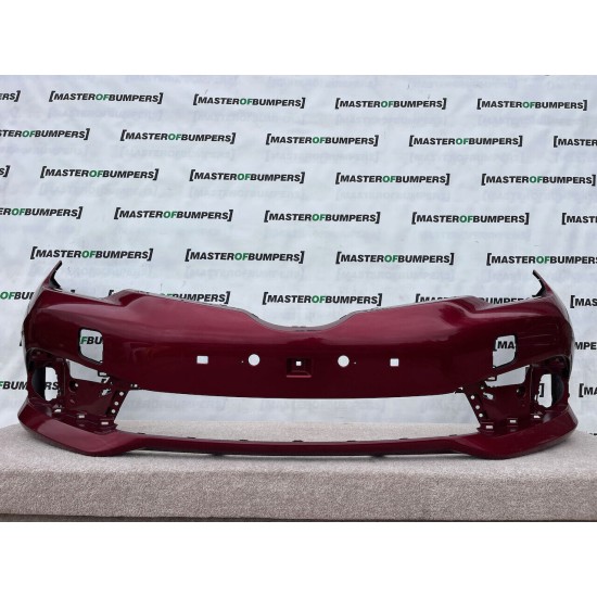 Toyota Auris Mk2 Lift 2016-2018 Front Bumper Red No Pdc Genuine [t386]