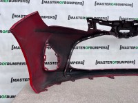 Toyota Yaris Hybrid Mk3 Hatchback 2014-2017 Front Bumper Red  Genuine [t397]