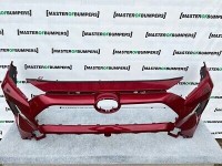 Toyota Rav 4 Hybrid Dynamic Mk5 2018-2021 Front Bumper Red 4 Pdc Genuine [t203]