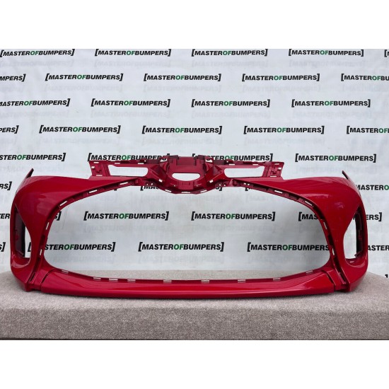 Toyota Yaris Hybrid Mk3 Hatchback 2014-2017 Front Bumper Red  Genuine [t397]