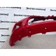 Toyota Yaris Hybrid Mk3 Hatchback 2014-2017 Front Bumper Red  Genuine [t397]