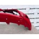 Toyota Yaris Hybrid Mk3 Hatchback 2014-2017 Front Bumper Red  Genuine [t397]