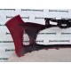 Toyota Yaris Hybrid Mk3 Hatchback 2014-2017 Front Bumper Red  Genuine [t397]