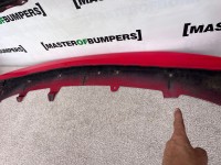 Toyota Yaris Hybrid Mk3 Hatchback 2014-2017 Front Bumper Red  Genuine [t397]