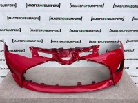 Toyota Yaris Hybrid Mk3 Hatchback 2014-2017 Front Bumper Red  Genuine [t397]