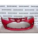 Toyota Yaris Hybrid Mk3 Hatchback 2014-2017 Front Bumper Red  Genuine [t397]