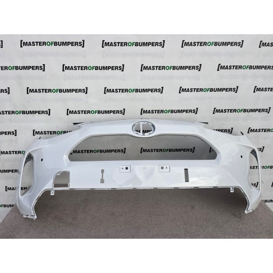 Toyota Yaris Cross Hybrid Excell 2022-on Front Bumper White 6 Pdc Genuine [t429]